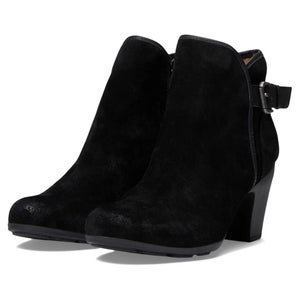 Comfortiva Namari CT0039921 Boot Women 8.5 Black Suede Block Heel Bootie RHS6459