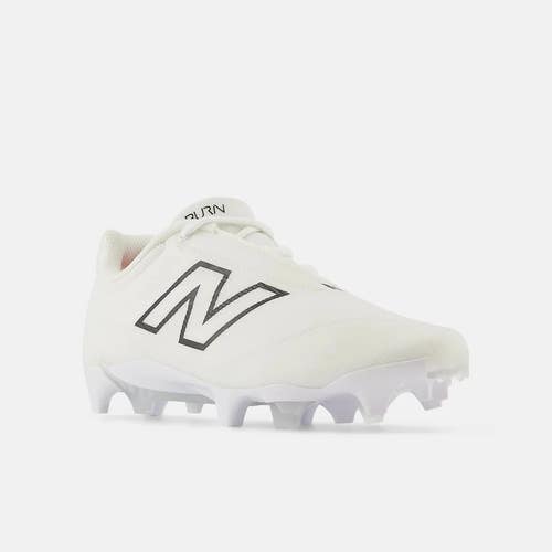New Balance BurnX4 WBURNLW4 Women's US 6 White Molded Lacrosse Cleats RHS6523