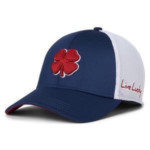 Black Clover Premium Clover Hat Unisex L/XL Blue White Baseball Cap RED1260
