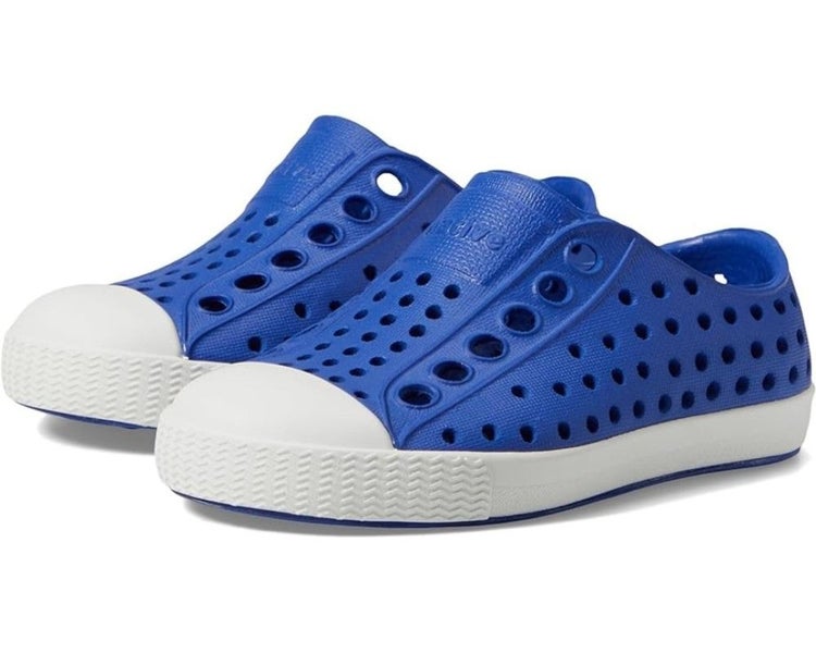 Native Shoes Jefferson 13111500-4900 Toddler 4 Blue White Slip-On Shoes RHS6473