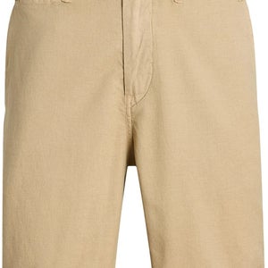 Polo Ralph Lauren Chino Shorts Men's 34 Beige Linen Cotton Classic Fit RED1206