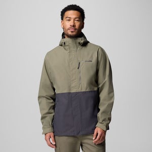 Columbia Hikebound II Rain Jacket Men's Medium Green Waterproof Hooded JAX574
