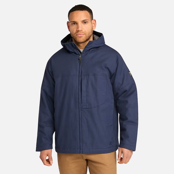 Timberland Pro GritFlex TB0A5XYQ019 Jacket Men's Navy Canvas Hooded JAX580