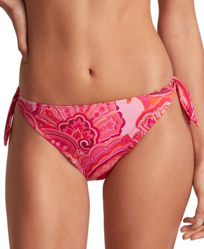 Lauren Ralph Lauren Provence Hipster Bikini Bottom Women's Pink Side Tie RED1108