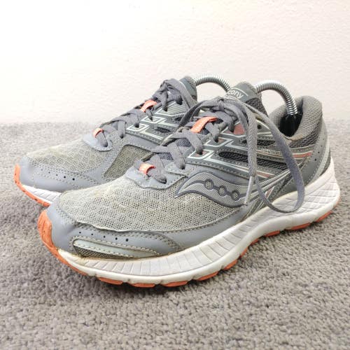 Saucony Cohesion 13 Womens Size 7.5 Running Shoes Gray Sneakers Low Top