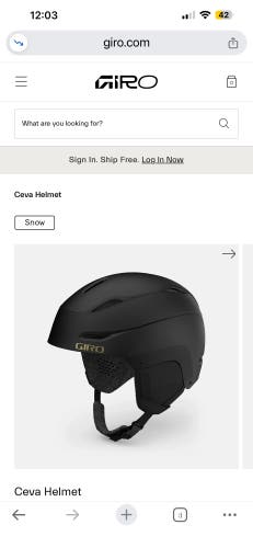 Women's Medium Giro Helmet (New)