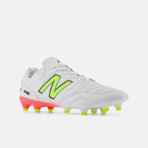 New Balance 442 PRO FG V2 MS41FMB2 Men's US 8 White Football Boots DWA2968