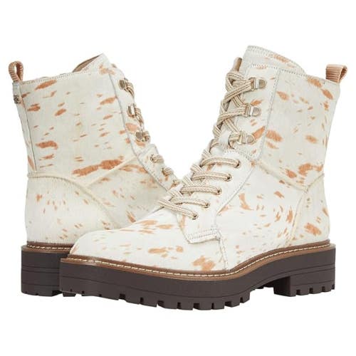 Sam Edelman Lue 2 H8959L1-900 Boots Women's US 5 Ivory Leather Ankle ZOGG2174