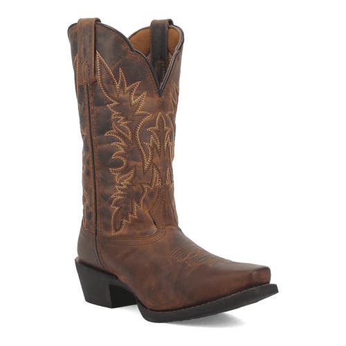 Laredo Malinda 51134 Womens US 6 Brown Leather Square Toe Western Boots ZOGG2015