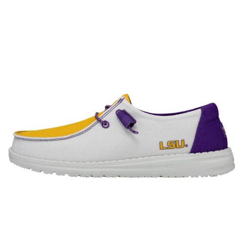 Hey Dude Wendy Women's US 10 LSU Purple Gold Slip-On Casual Shoes ZOGG2042