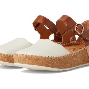 Pikolinos Marina COW1C-0893C1 Womens 5.5-6 White Leather Platform Shoes ZOGG2332