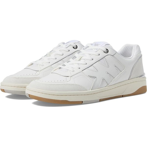Michael Kors Rebel Sneakers Women's US 6 White Leather Lifestyle Shoes ZOGG2186