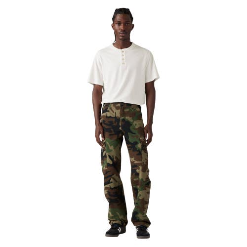 Levi's XX Cargo Pants Men's 32X30 Camo Utility Pockets Straight Leg RED1050