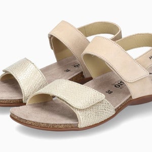 Mephisto Agave Women 10 Beige Open Toe Adjustable Strap Walking Sandals ZOGG2341