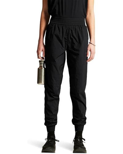 Craft Join Wind Pants Women S Black Zip Pockets Ankle Cuff Elastic Waist RED1061