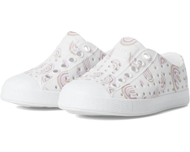 Native Shoes Jefferson Toddler 9 Shell White Slip-On Perforated Shoes ZOGG2147