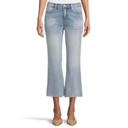 Liverpool Los Angeles Hannah Jeans Women 6/28 Blue Denim High-Rise Flare RED1284