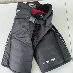 Black Junior Large Bauer Vapor X30 Hockey Pants (Used)