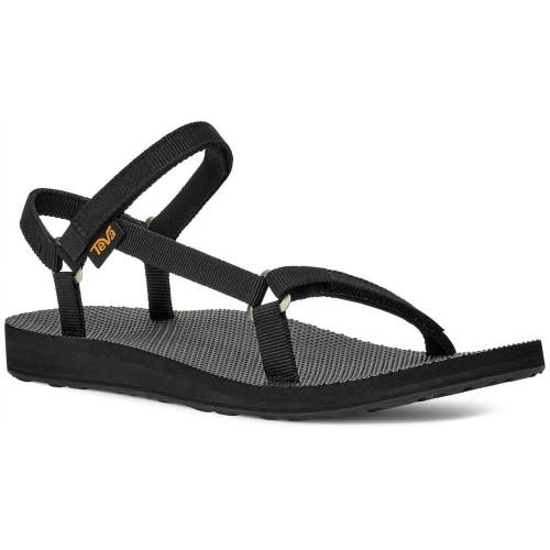 Teva Original Universal Slim 1150110-BLK Sandal Women 5 Black Round Toe ZOGG2184