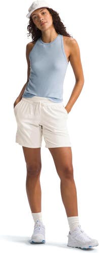 The North Face Aphrodite Motion Bermuda Shorts Women's XS White Stretch RED1064