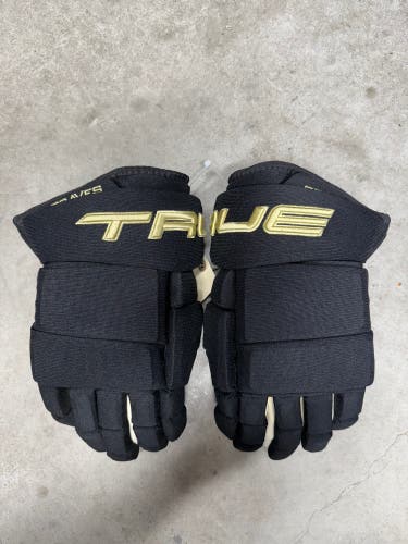 15” True Pro 4 Roll Pittsburgh Penguins Gloves Pro Stock (New) NHL
