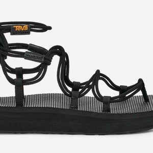 Teva Midform Infinity Sandals Womens Black Ankle Strap Platform Strappy ZOGG2109
