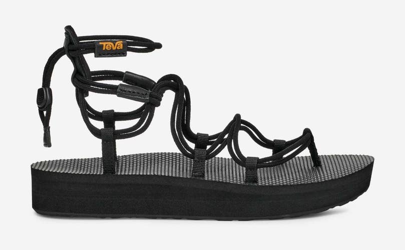 Teva Midform Infinity Sandals Womens Black Ankle Strap Platform Strappy ZOGG2109