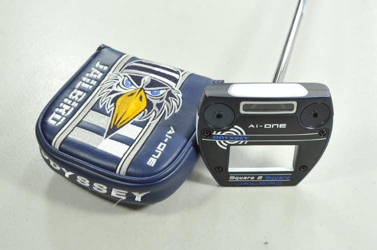 Odyssey Ai-ONE Square 2 Square Jailbird 35" Putter RH Steel with Cover # 208634