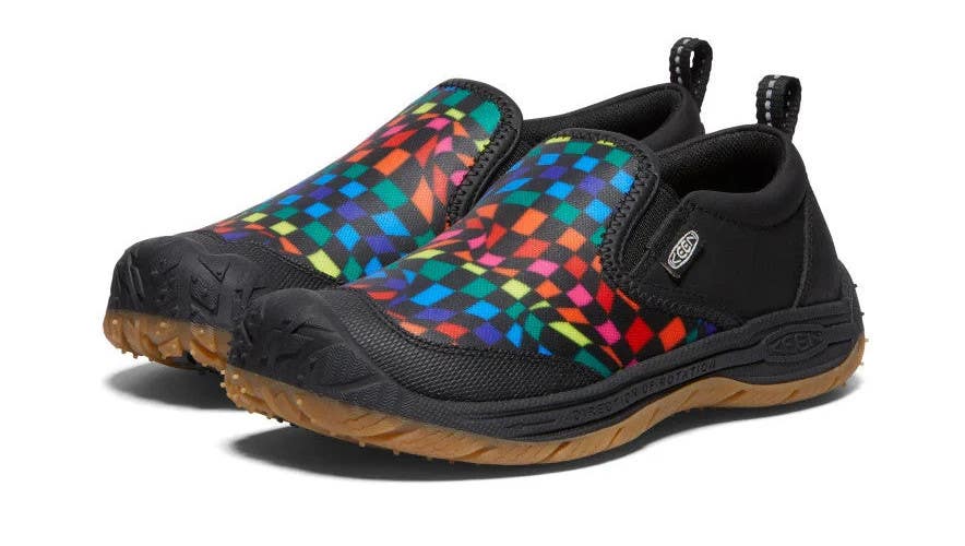 Keen Speed Hound Sneakers Kids US 5 Black Optical Illusion Print Shoes ZOGG2258