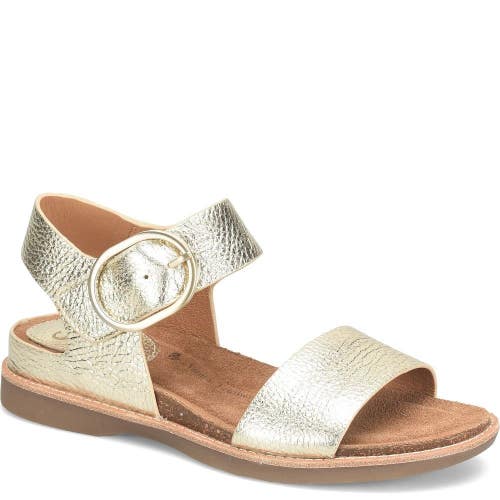 Sofft Bali SF0015898 Sandals Women's 8.5 Gold Leather Adjustable Strap ZOGG2242