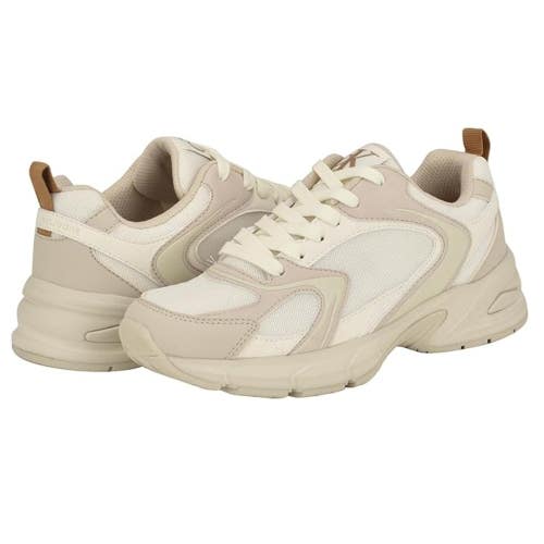 Calvin Klein Lyam Sneakers Women's 7.5 Light Gray Lace Up Casual Shoes ZOGG2326