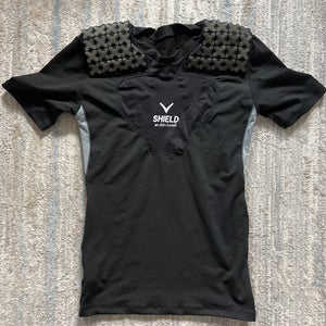 Verbero padded shoulder shirt medium - fits like small - hockey football lacrosse