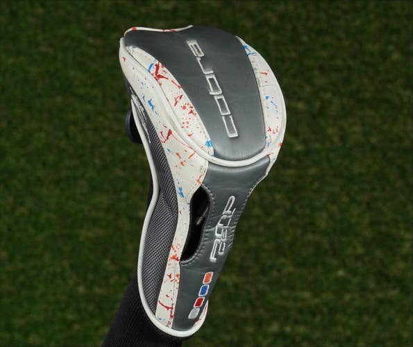 COBRA AMP-CELL FAIRWAY WOOD HEADCOVER SOCK BLACK / SILVER / WHITE ~ LOOK!!