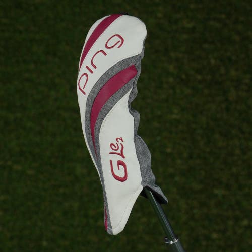 PING G LE2 4 HYBRID HEADCOVER 4H WOMEN'S LADIES WHITE / PURPLE / GRAY ~ LOOK!!