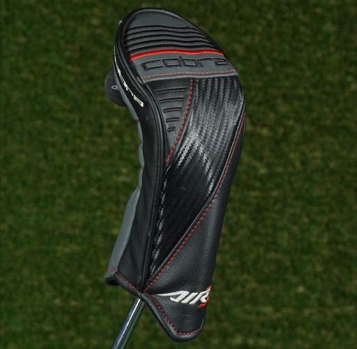 COBRA AIR-X HYBRID HEADCOVER BLACK / GRAY / RED CHANGEABLE #'S ~ LOOK!!