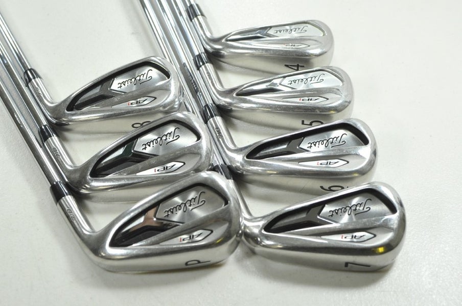 Titleist 718 AP1 4-PW Iron Set Regular Flex Right AMT Red R300 Steel # 208396