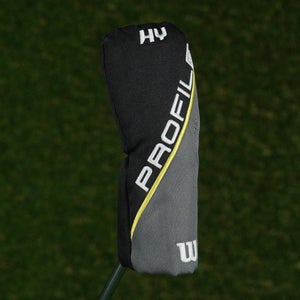 WILSON PROFILE HYBRID HEADCOVER HY BLACK / GRAY / YELLOW ~ LOOK!!