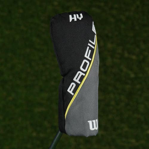 WILSON PROFILE HYBRID HEADCOVER HY BLACK / GRAY / YELLOW ~ LOOK!!
