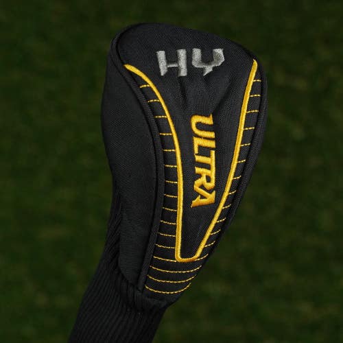 WILSON ULTRA HYBRID HEADCOVER HY SOCK BLACK / GOLD / YELLOW ~ LOOK!!