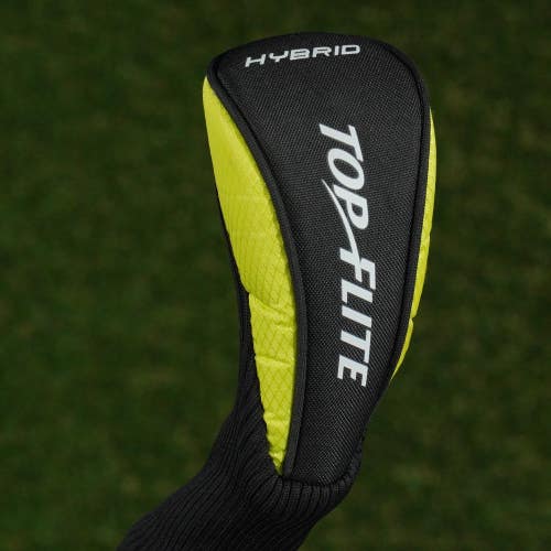 TOP FILTE HYBRID HEADCOVER SOCK BLACK / GREEN / YELLOW ~ LOOK!!
