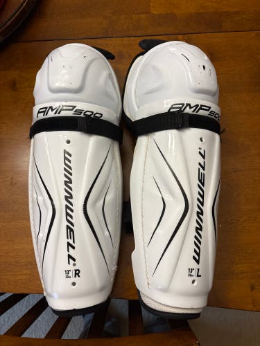 Junior Winnwell AMP 500 13" Shin Pads (Used)