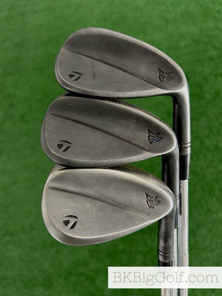 Taylormade MG3 Milled Grind Raw Black 3 Wedge Set (50, 54, & 60 Degrees)