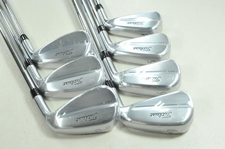 Titleist T250 2025 4-PW Iron Set Regular Flex Right AMT Black Steel # 208654