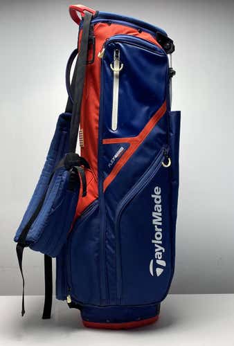 Taylormade Flex Tech Crossover Stand Bag Red/Blue 14-Way Divide Dual Strap Golf