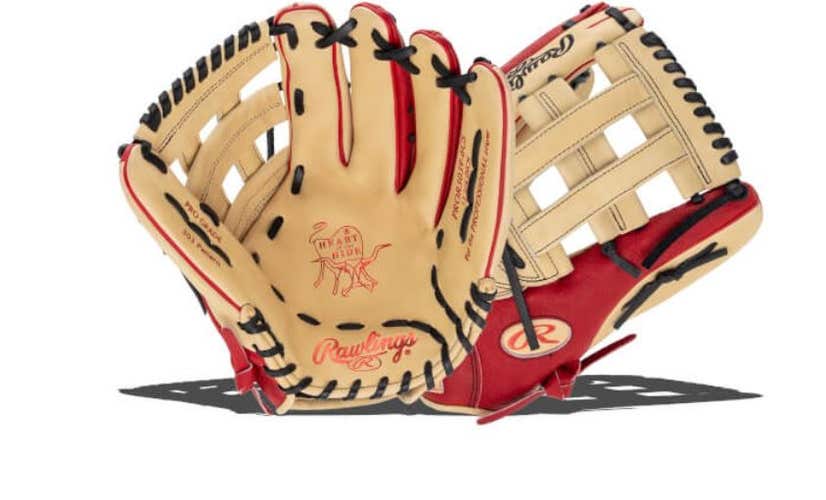 New Rawlings RH Heart of the Hide PROR3039-6CS Baseball Glove 12.75" Free Shipping