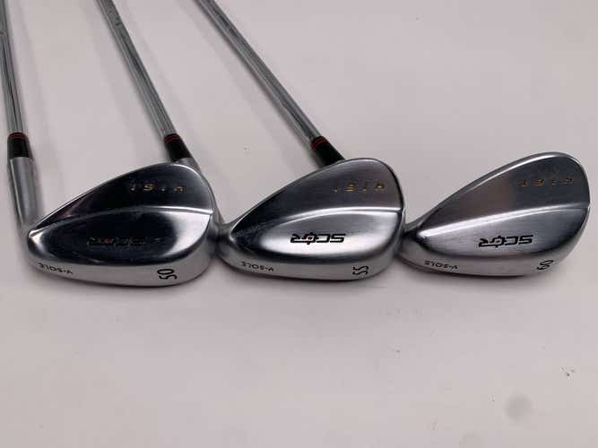 Scor 4161 Wedge Set 50* 55* 60* Genius 12 Wedge Steel Mens RH