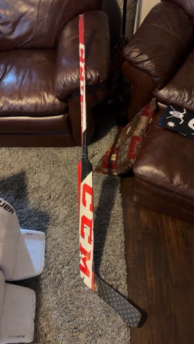 Senior CCM EFlex 5.9 Regular Goalie Stick 26" Paddle (Used)