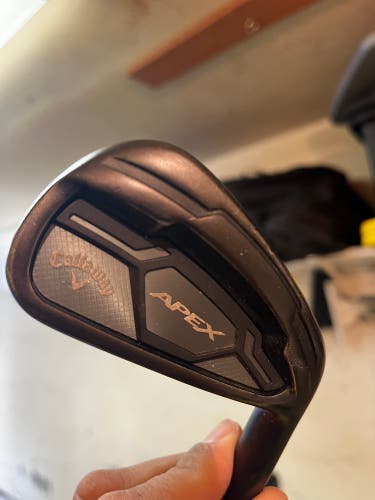 CALLAWAY APEX BLACK IRON SET 4-PW AW TRUE TEMPER XP 95 BLACK S300 STEEL STIFF RIGHT HANDED