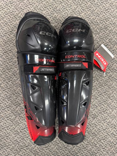 Senior CCM Control 15" Shin Pads (New)