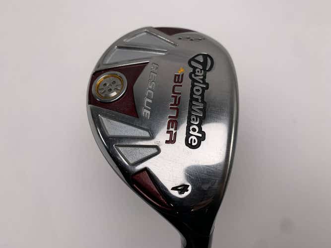 TaylorMade Burner Rescue 4 Hybrid 22* REAX SuperFast 65g Stiff Graphite Mens RH